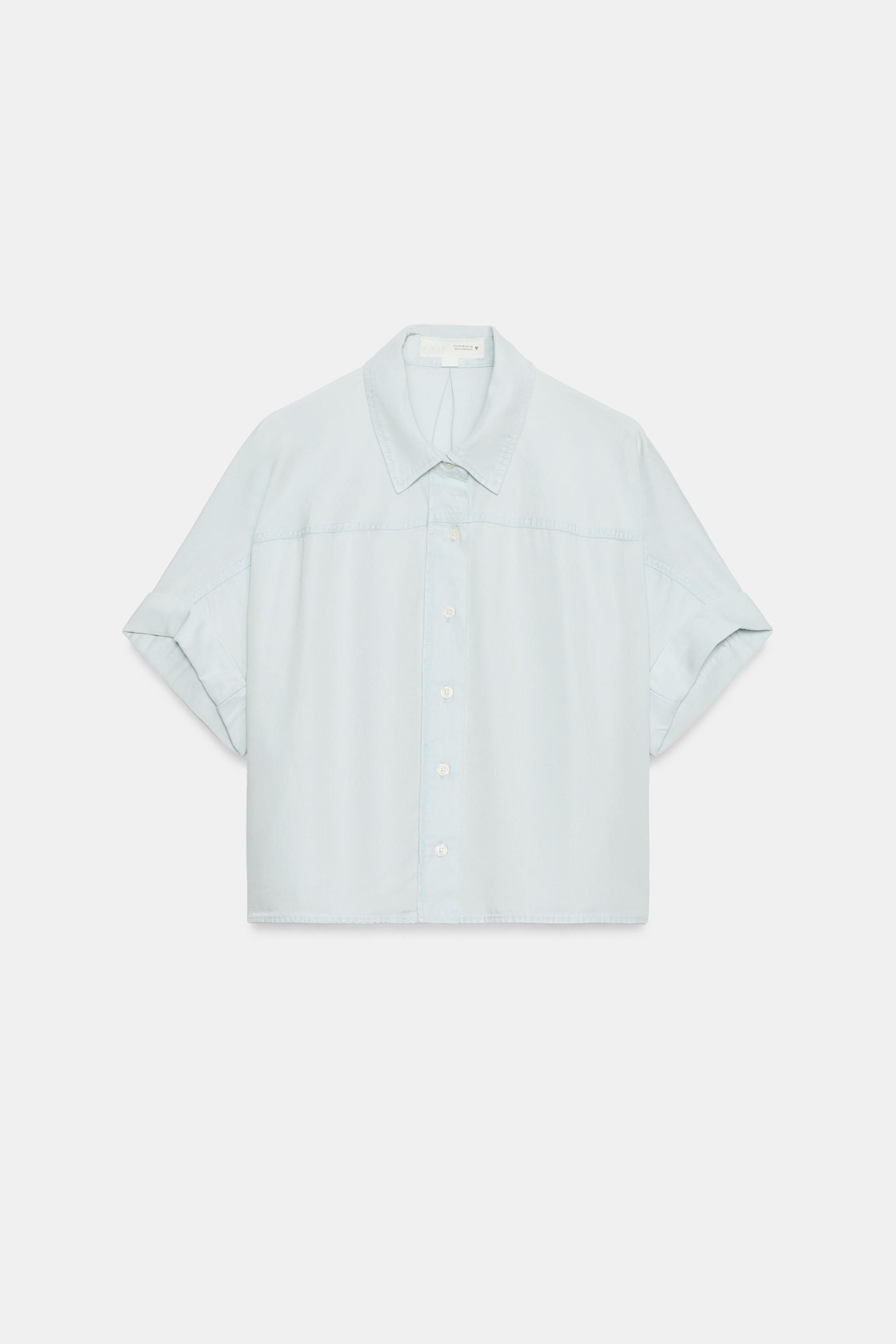 FLOWY SHORT SLEEVE SHIRT